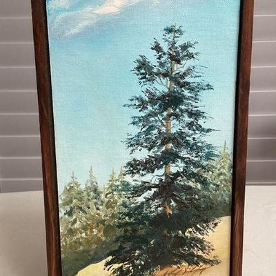 MMS090 Framed Original Scenic Painting 