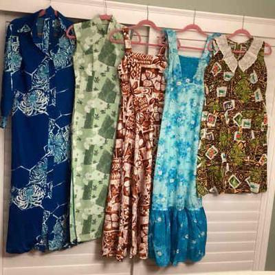 MMS191 Five Fabulous Vintage Women’s Dresses