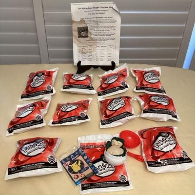 MMS124 Eleven Burger King Pokémon Poke Ball Toy Bags