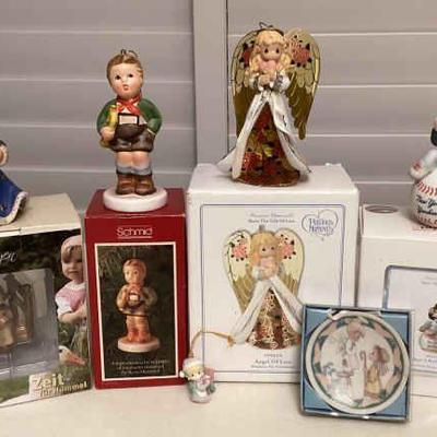 MMS222 Precious Moments & Hummel Christmas Ornaments 