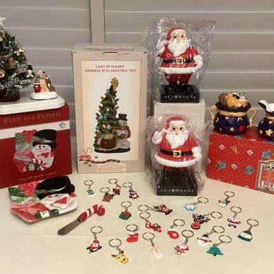 MMS187 Christmas Ceramic Light Up Tree, Ala Moana Light Up Santa & More!