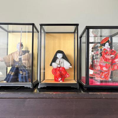 Vintage Traditional Japanese Dolls