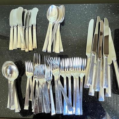 Tuttle Sterling Silver - Continental Pattern Stamped With GWB (George W. Bush)