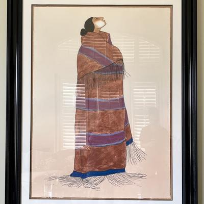 Carol's Blanket" by R.C. Gorman, created in 1984