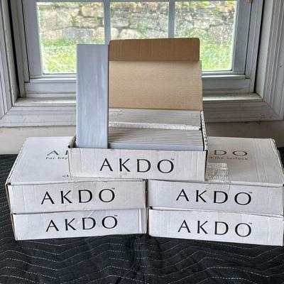 (5pc) Boxes Akdo Tiles | Akdo Origin Sky Blue Matt tiles Dimensions: h. 2.5 x l. 10.5 in (ea. tile)
