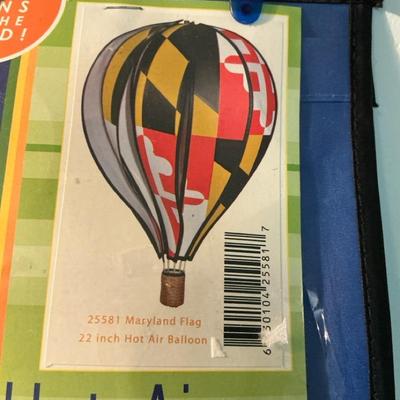 22” Maryland Hot Air Balloon Hanging Spinner 
