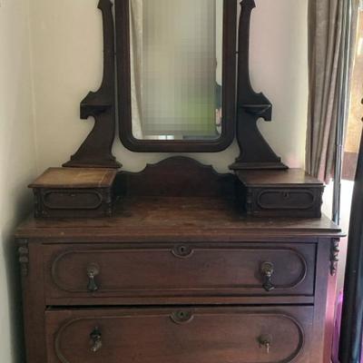 Antique Dresser w/ Mirror
