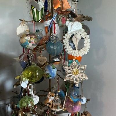 Artisan Made Blown Glass Tree Decor 