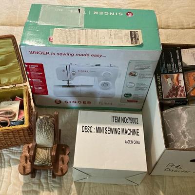 Singer Sewing Machine & Sewing Supplies