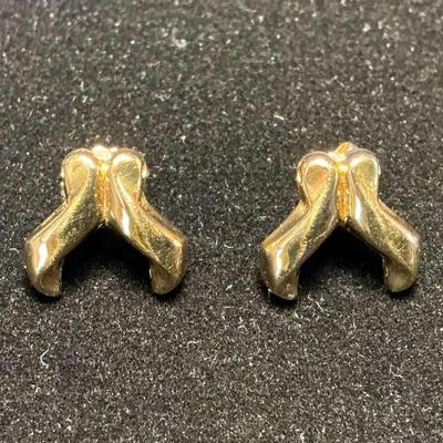 14k Gold Stud Earrings (1.69 Grams)