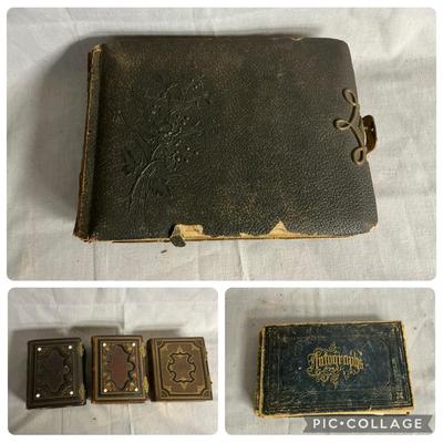 Antique 1800s Photo & Autograph Albums