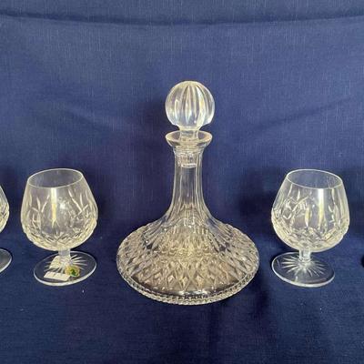 Waterford Decanter And 4 Snifters