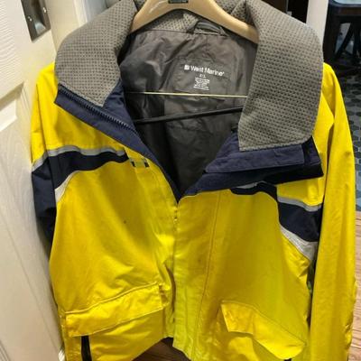 Men’s Size Xxl West Marine Foul Weather jacket