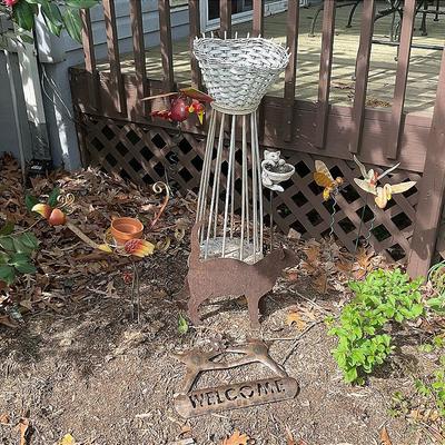 Assorted Whimsical Yard Decor