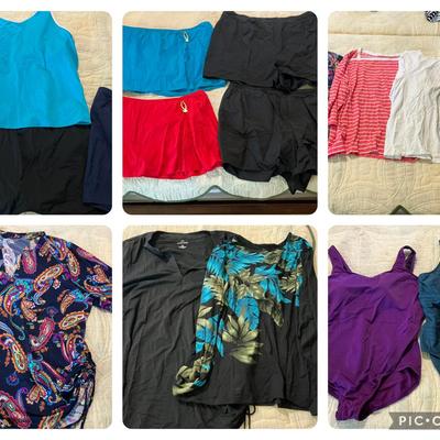 Womens Size 2x Lands End Swimsuits