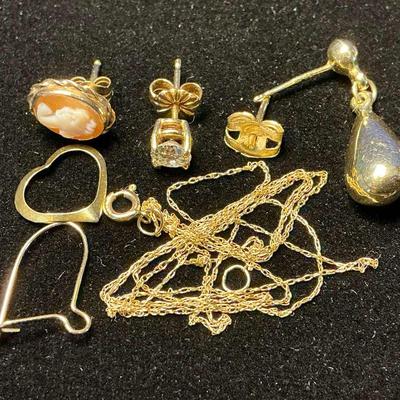Scrap 14k Gold (2.1 Grams Total)