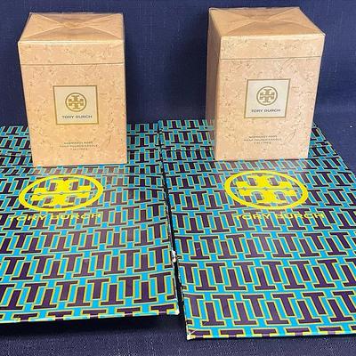 Pair Of Tory Burch Normandy Rose Candles