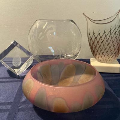 Art glass And Blown Glass Items 