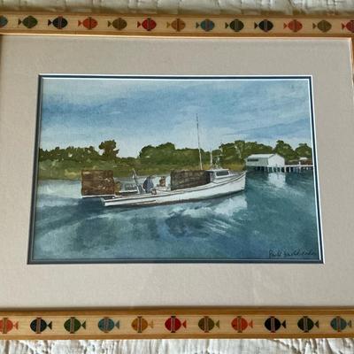 Pauli Zmolek "Miss Maxine" Smith Island Watercolor