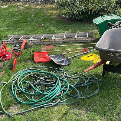 Assorted Lawn And Garden Items, Tools