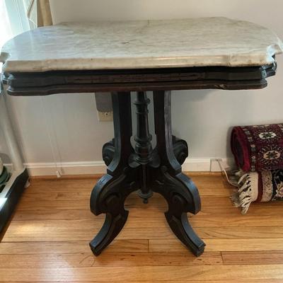 Eastlake Marble top Occasional Table 