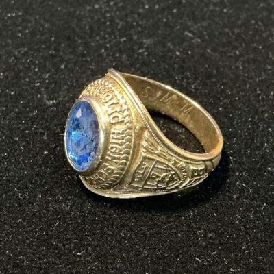 10k Gold 1958 Arlington Catholic High School Class Ring (7.9 Grams)