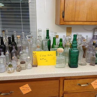 We have a large collection of miscellaneous vintage glassware. to browse through.