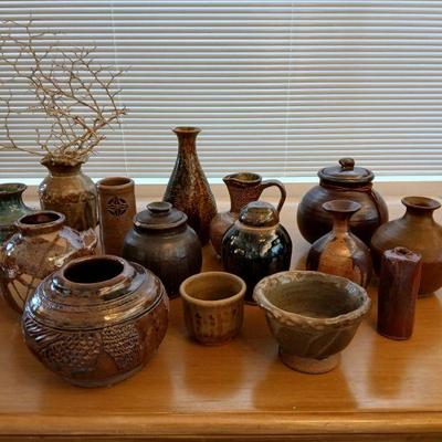 Miscellaneous pottery. All made by local artists.