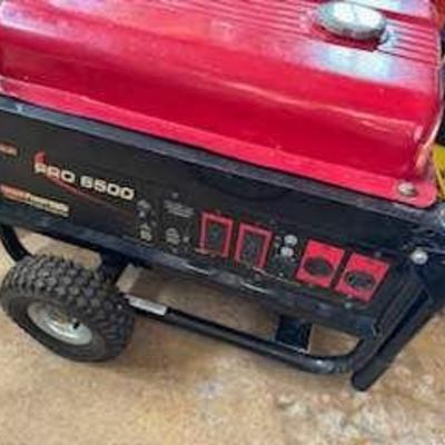 Pro 6500 generator 
