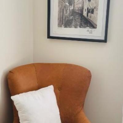 DOLCE CARMEL SOFT LEATHER CHAIR MADE IN ROMANIA
