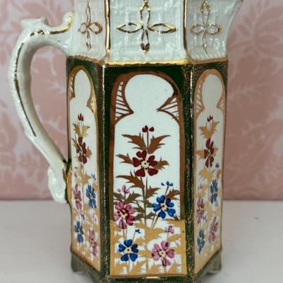 Antique Porcelain Pitcher - Unsigned 