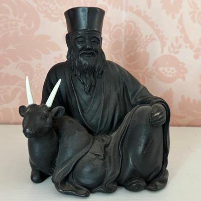 Unsigned Bronze Laozi Statue