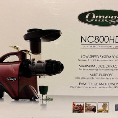 Omega NC800HDS Cold Press Juicer Machine New In Box