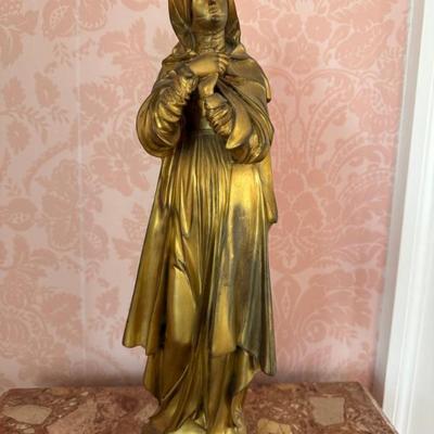 Susse Freres Bronze Sculpture After The "Nuremberg Madonna"