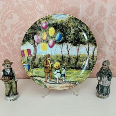 Vintage Balloon Man Decor Lot 
