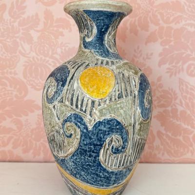 Contemporary Pottery Vase - Unsigned 