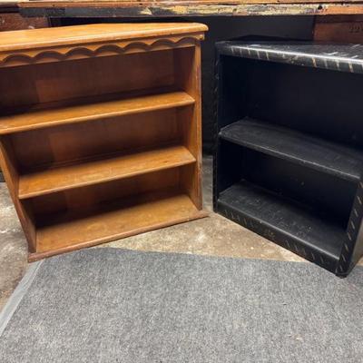 Pair Of Wooden Book Cases