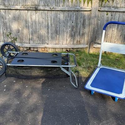 Pair Of Rolling Carts