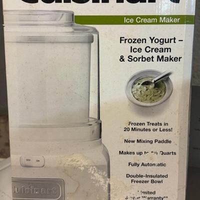 Cuisinart Ice Cream Maker New In Box