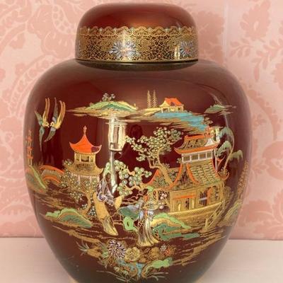 Carlton Ware Rouge Royale Ginger Jar