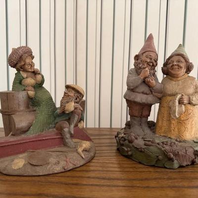 Tom Clark Gnome Statues With Certificates Of Authenticity