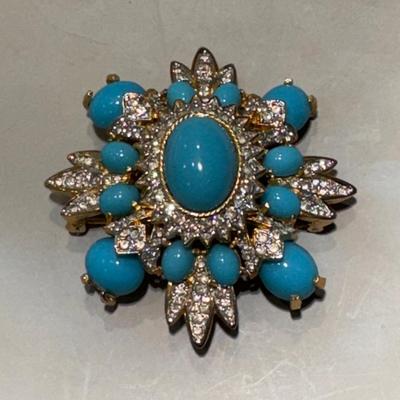 Vintage Style Costume Brooch