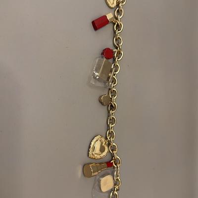 DOLCE & GABBANA MAKE UP CHARM BRACELET 