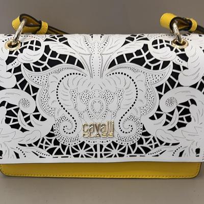 Class Cavalli Leather Handbag 