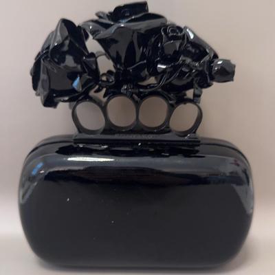 Alexander McQueen Roses Knuckle Box Clutch Patent 