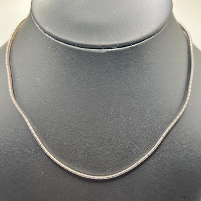 16” Sterling Silver Necklace 