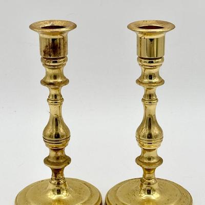 (2) Baldwin Brass Candlesticks – Made in America