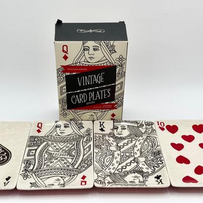 Williams-Sonoma Vintage Card Snack Plates