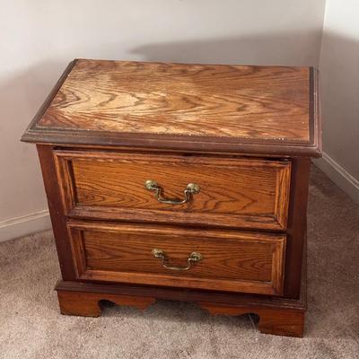 Oak Nightstand 