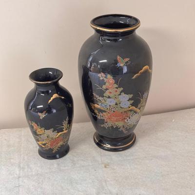 (2) Japanese Vases